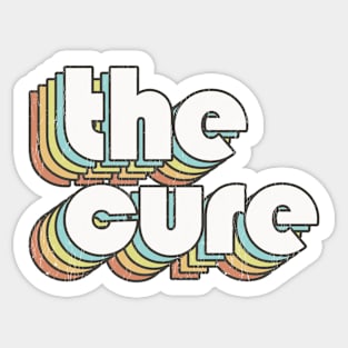 The Cure / Rainbow Vintage Sticker